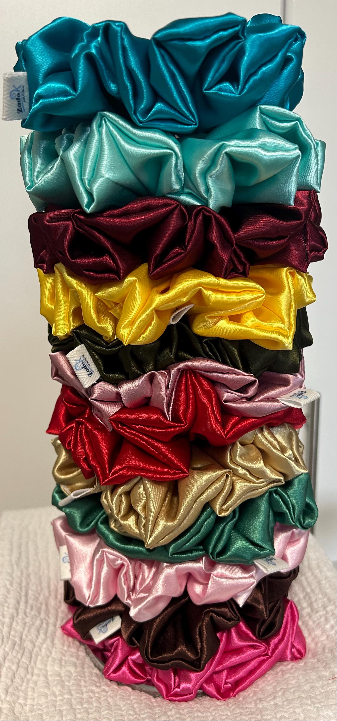 Scrunchie Satin XXL - Soft Hair Tie - Handmade in Canada