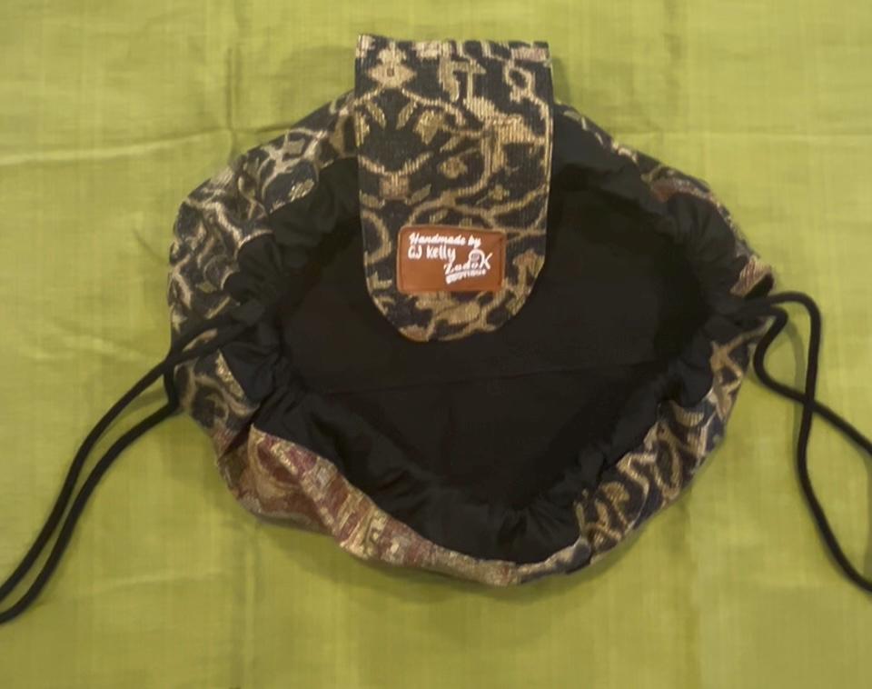 Handmade Ralph Lauren Makeup Bag: Drawstring Cosmetic Organizer