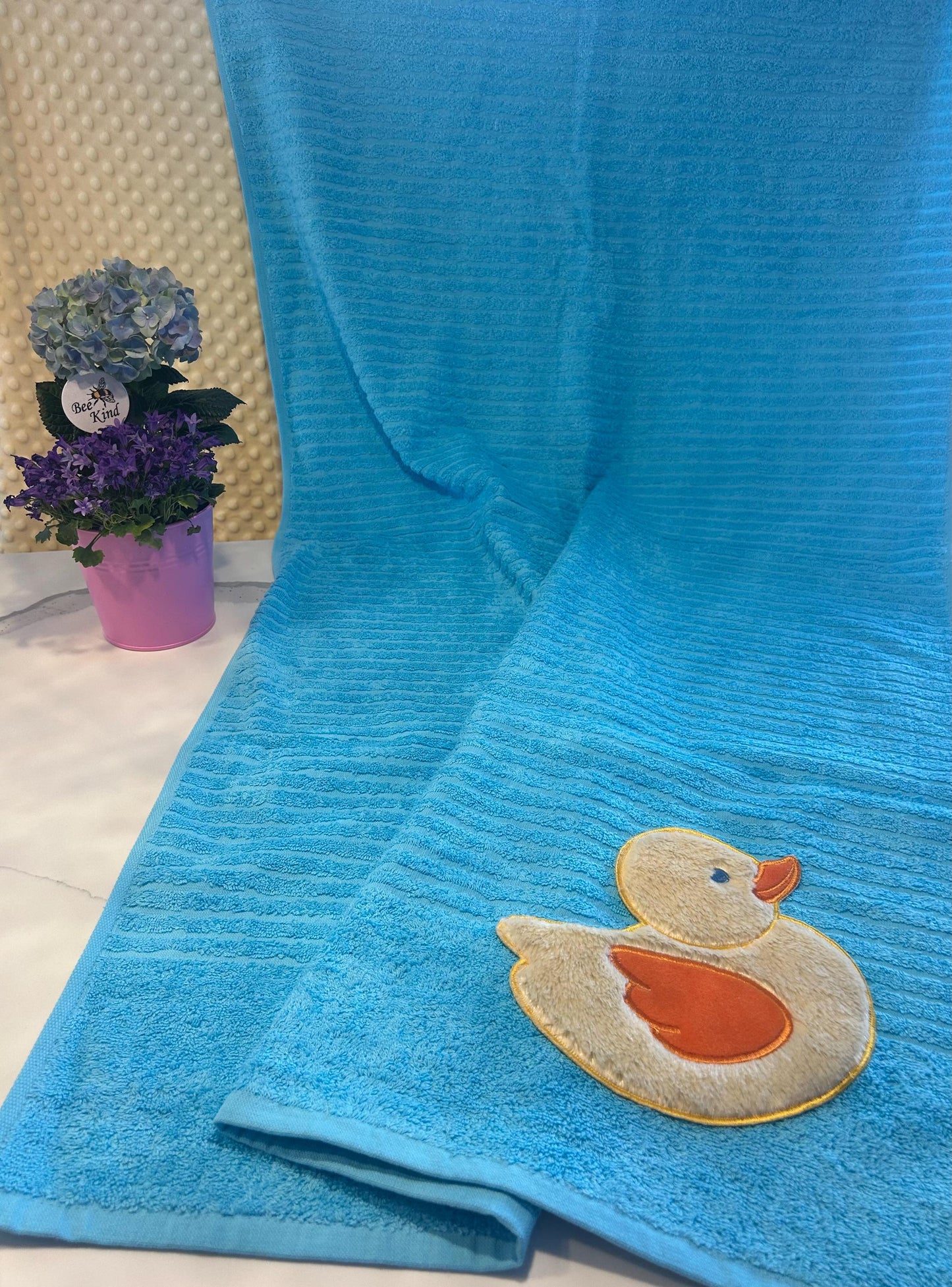 Duckling Baby Bath Towel: Large, Absorbent, Low Lint (30 x 54 in)
