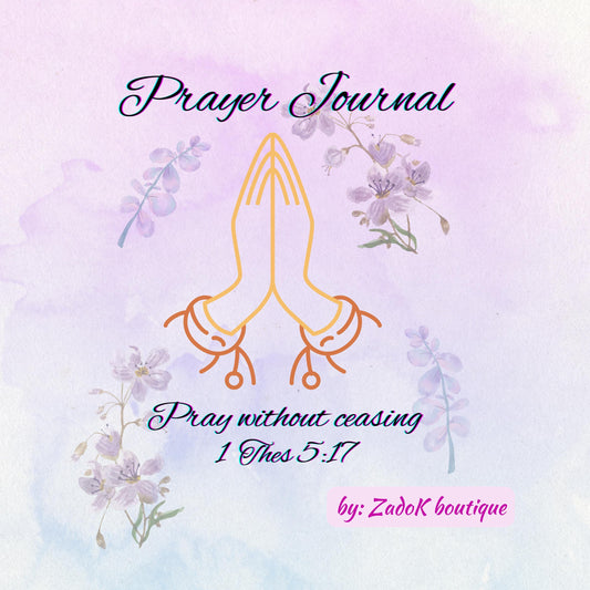 Praying Hands Prayer Journal: Gratitude, Reflections (Digital Download)