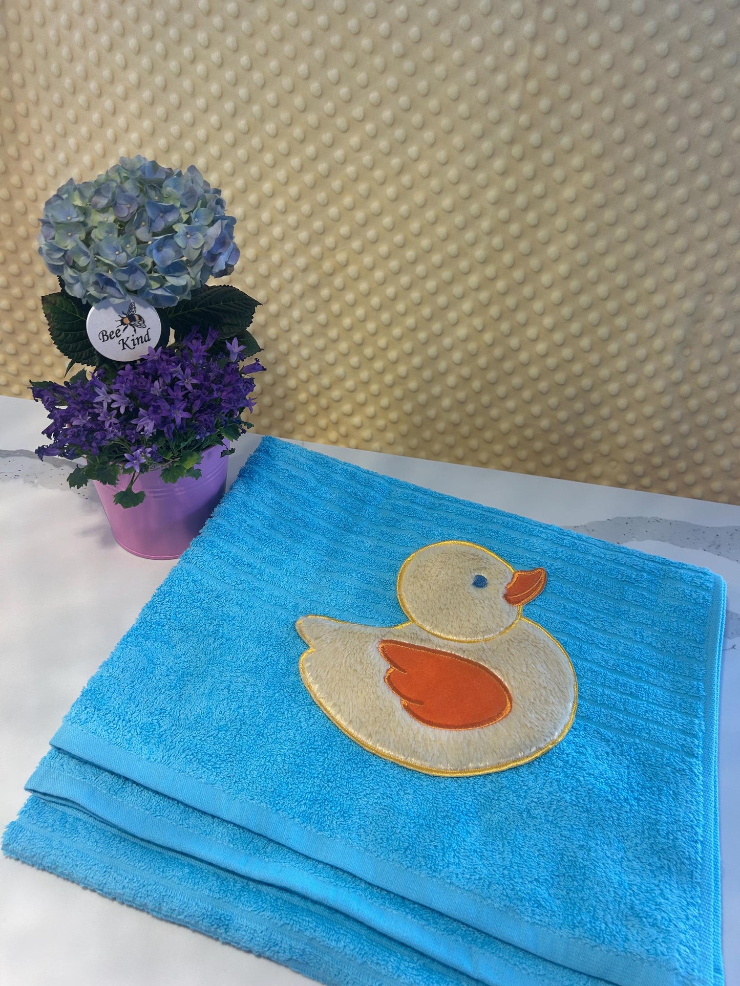 Duckling Baby Bath Towel: Large, Absorbent, Low Lint (30 x 54 in)