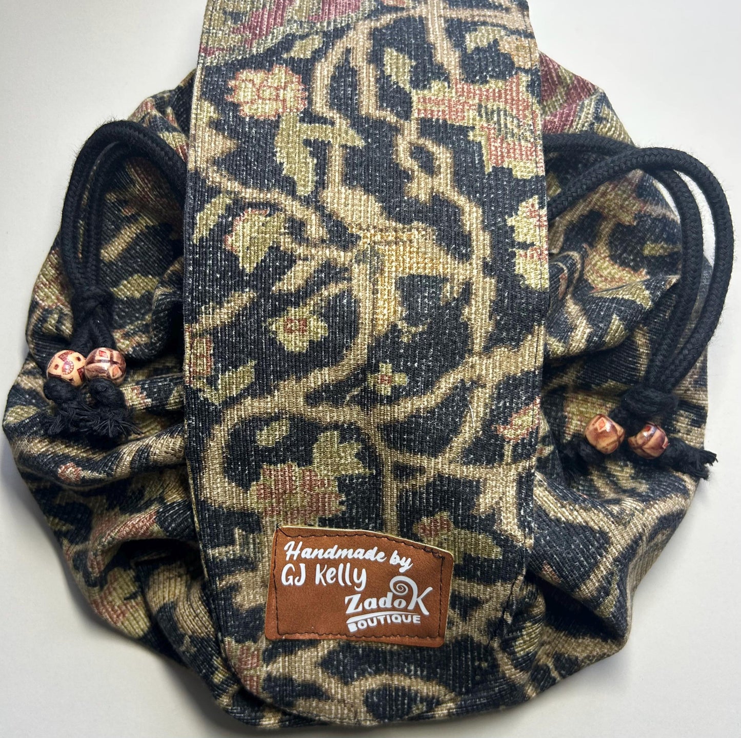 Handmade Ralph Lauren Makeup Bag: Drawstring Cosmetic Organizer