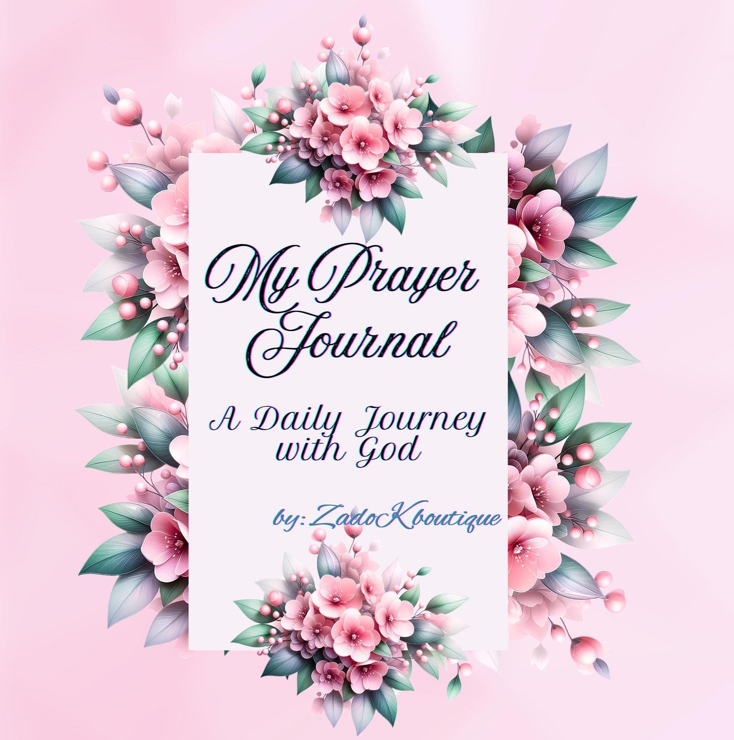 Floral Prayer Journal: Gratitude & Bible Study Notes (Digital Download)