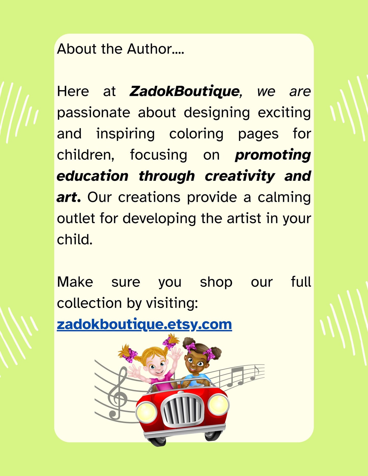 Cars and Trucks Coloring Pages A-Z: Educational Art (PDF Download)