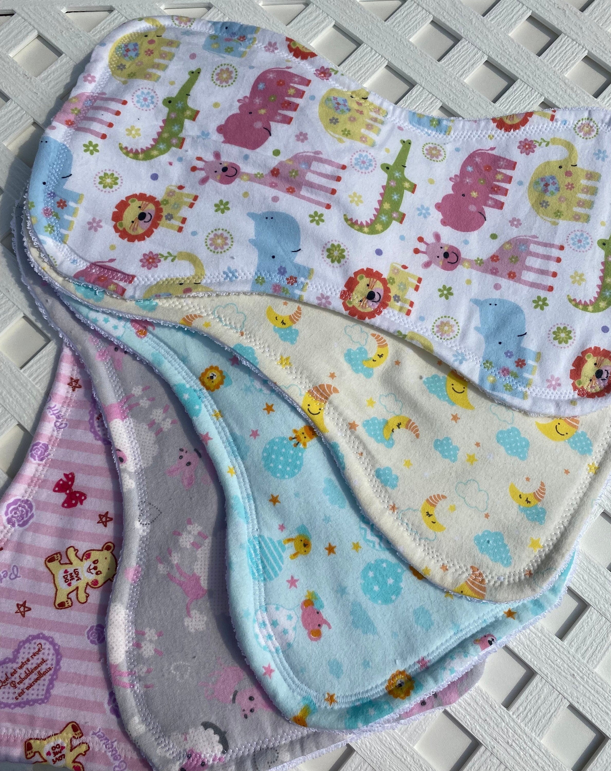 Contoured Baby Burp Cloth