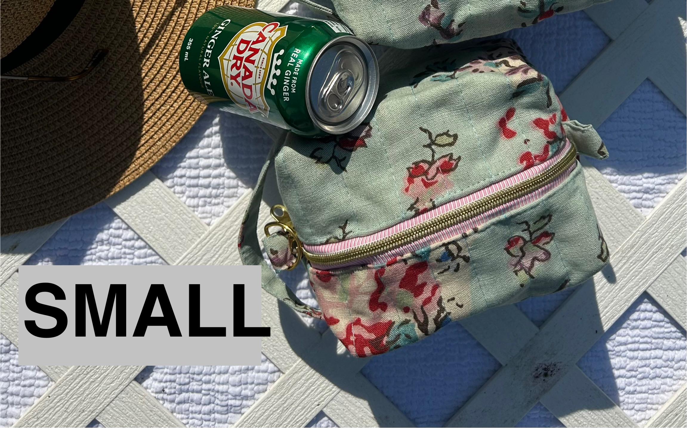 Anna French Hollyhock Quilted Makeup Bag Set: Floral Toiletry Pouches