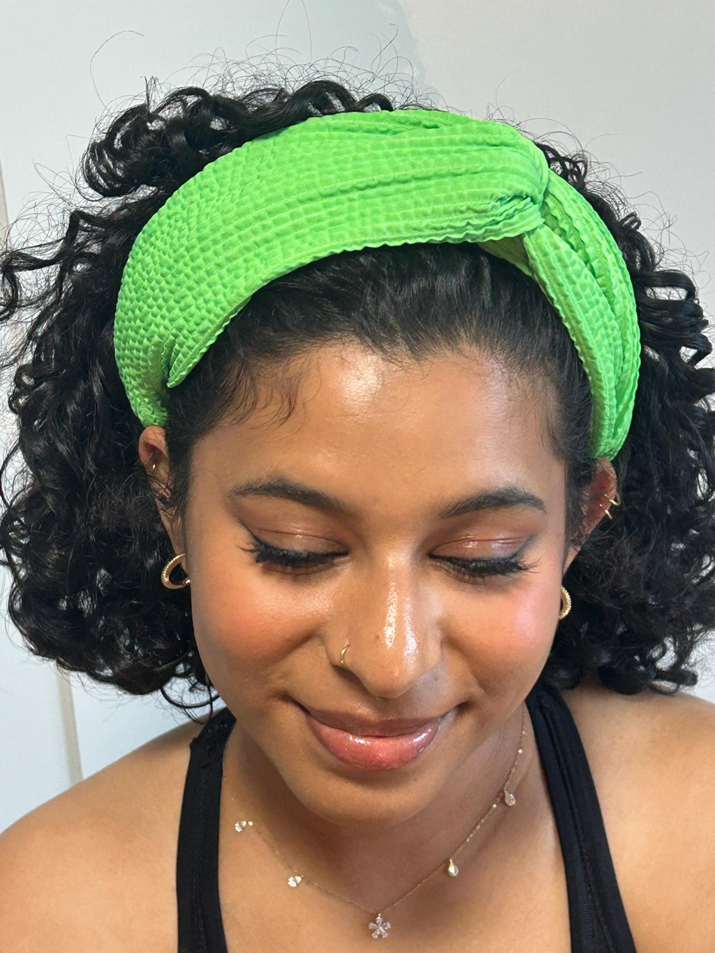 Knotted Headband: Polly Green