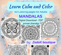 Mandala Coloring Pages for Adults: 40 Printable Designs (PDF Download)