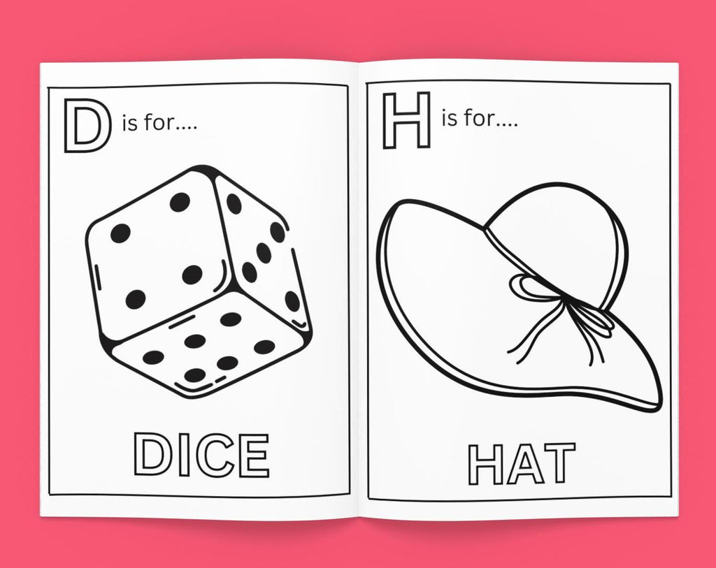 Alphabet Coloring Pages A-Z: Early Education (PDF Download)