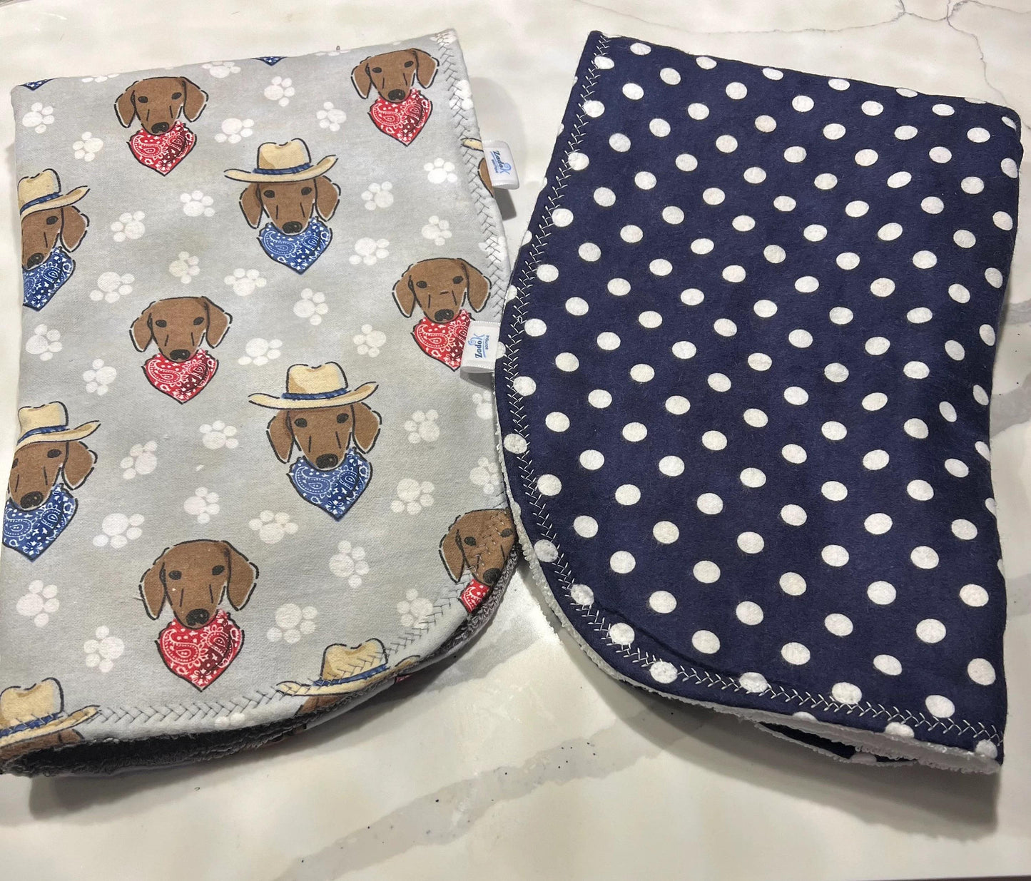 Flannel & Terry Towel Adult Bib: Special Needs Clothing Protector