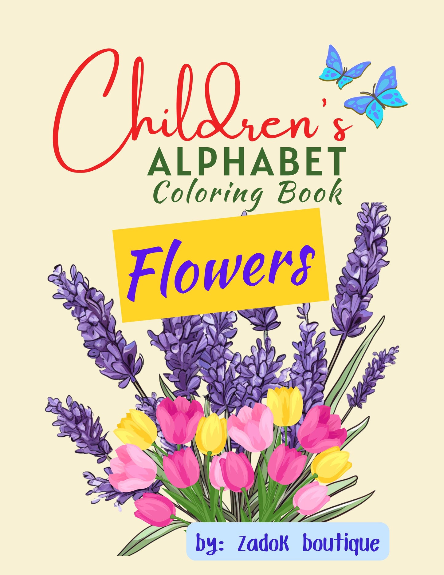 Flower Alphabet Coloring Pages A-Z: Homeschool Printable (PDF)
