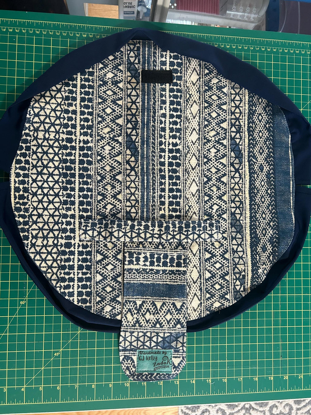 Handmade HAKAN design Makeup Bag: Drawstring Cosmetic Organizer