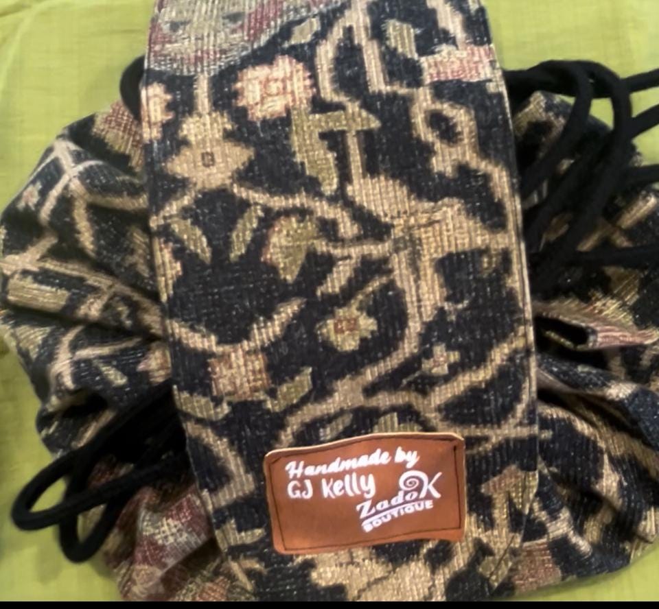 Handmade Ralph Lauren Makeup Bag: Drawstring Cosmetic Organizer