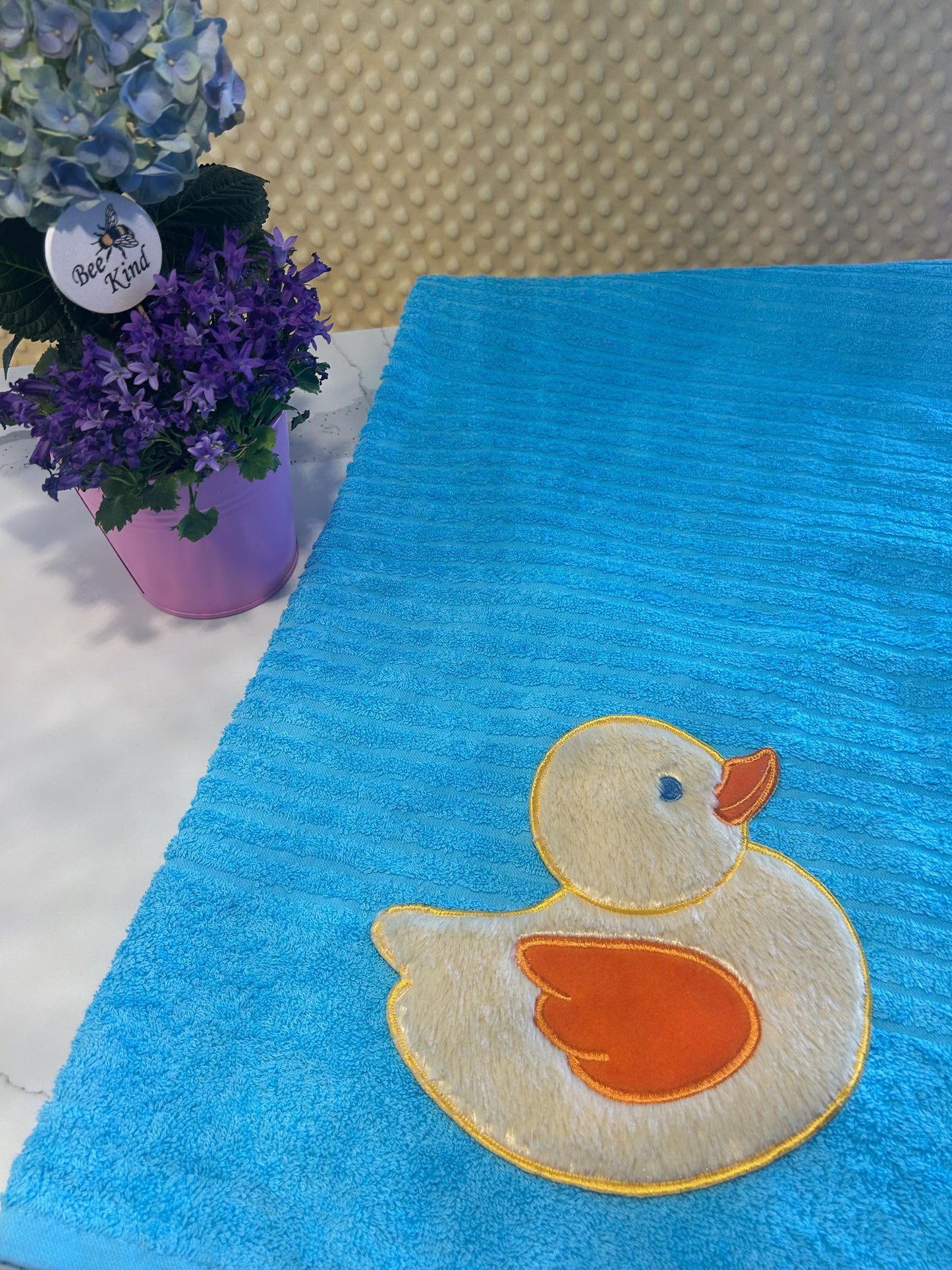 Duckling Baby Bath Towel: Large, Absorbent, Low Lint (30 x 54 in)