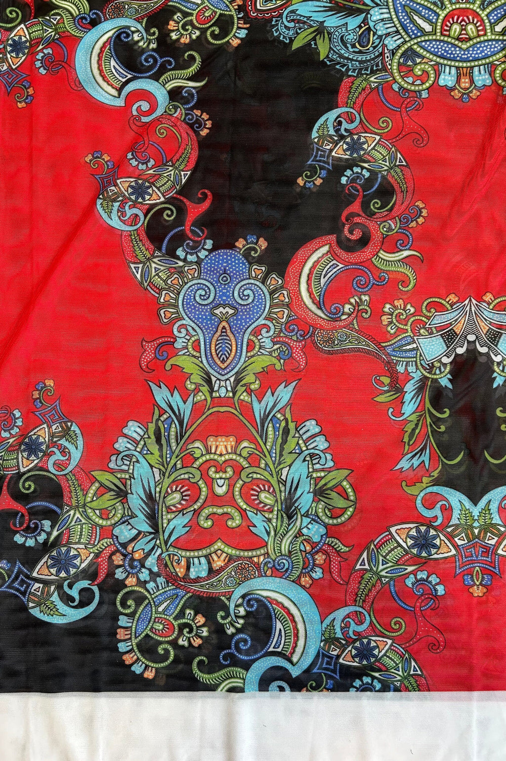 Floral Sarong Beach Wrap: Lightweight Swimsuit Cover-Up