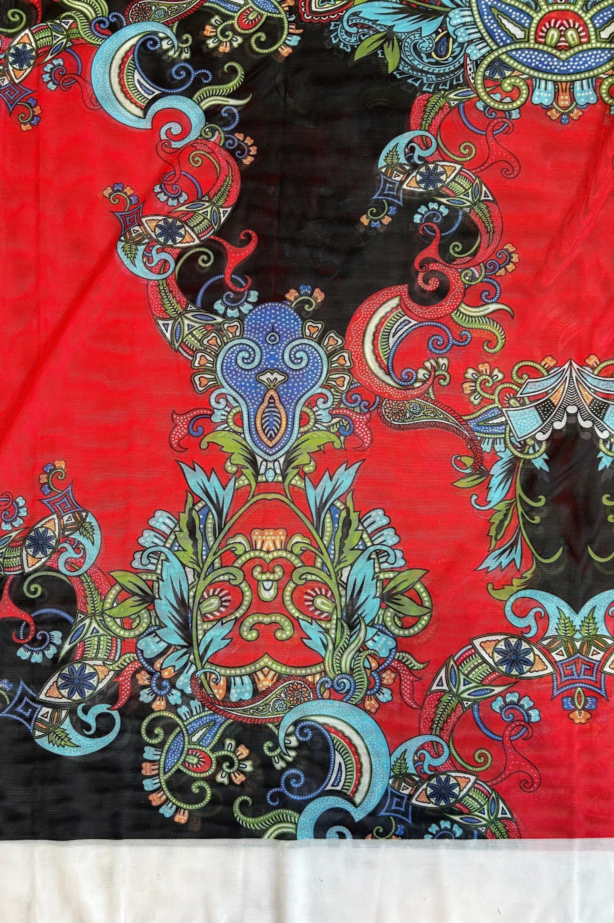 Floral Sarong Beach Wrap: Lightweight Swimsuit Cover-Up