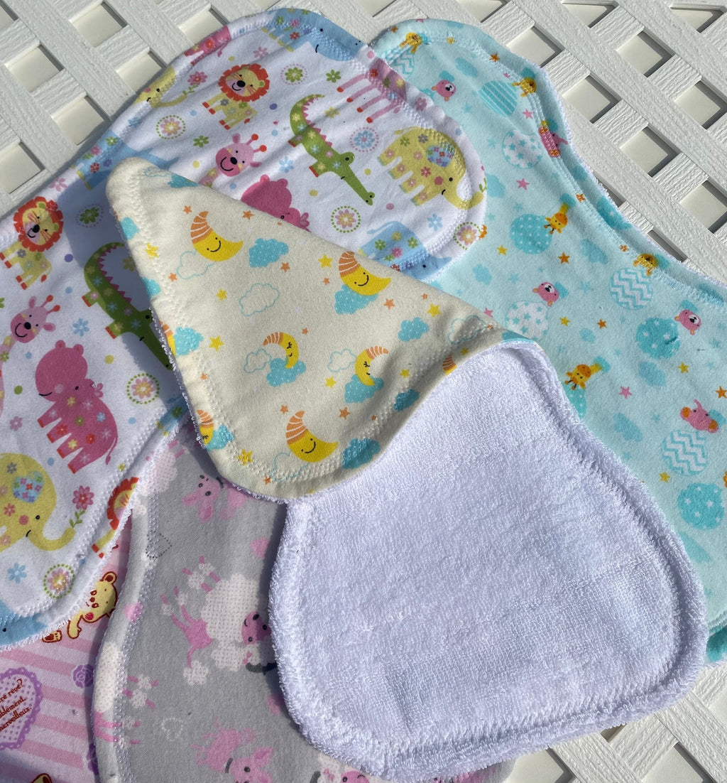 Contoured Baby Burp Cloth