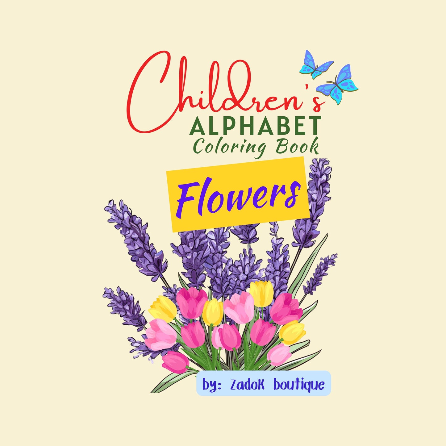 Flower Alphabet Coloring Pages A-Z: Homeschool Printable (PDF)