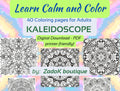 Kaleidoscope Coloring Pages for Adults: 40 Printable Designs (PDF Download)