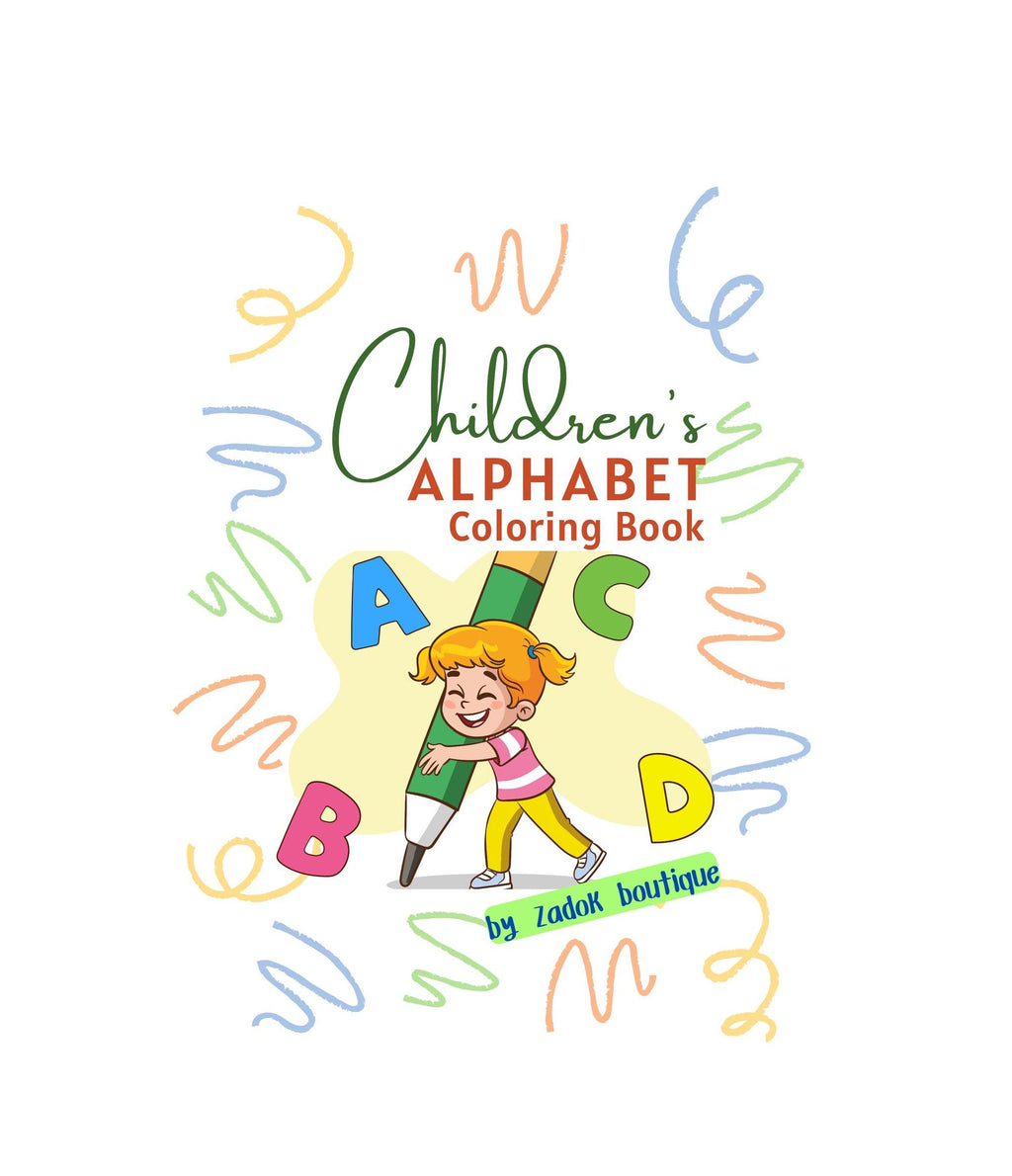 Alphabet Coloring Pages A-Z: Early Education (PDF Download)