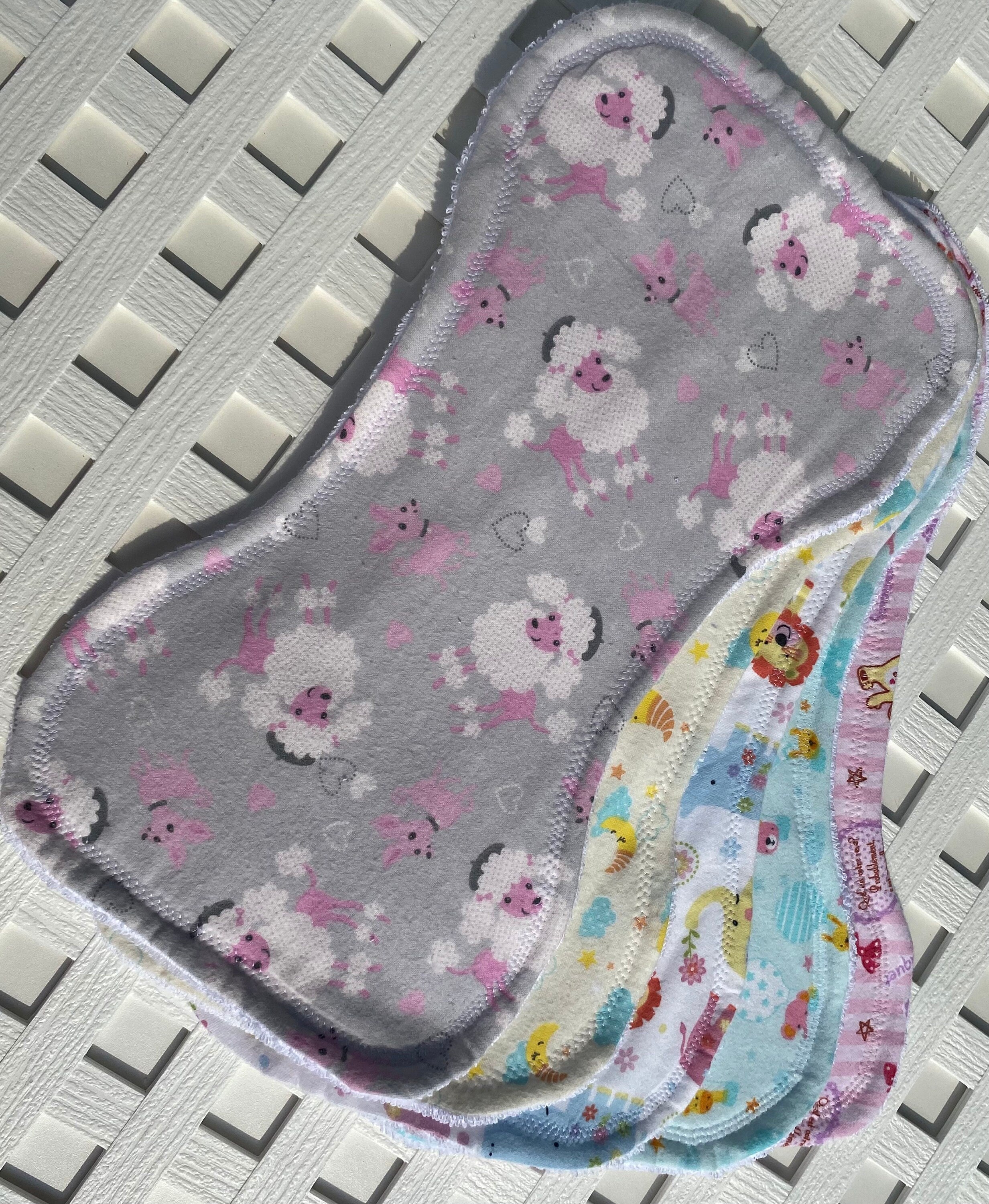 Contoured Baby Burp Cloth