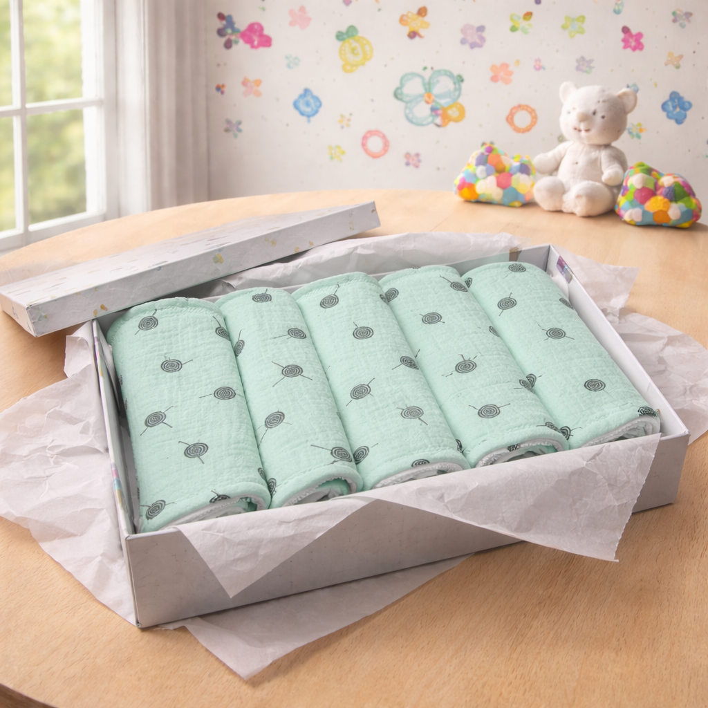 Burp Cloth - Organic Double Gauze