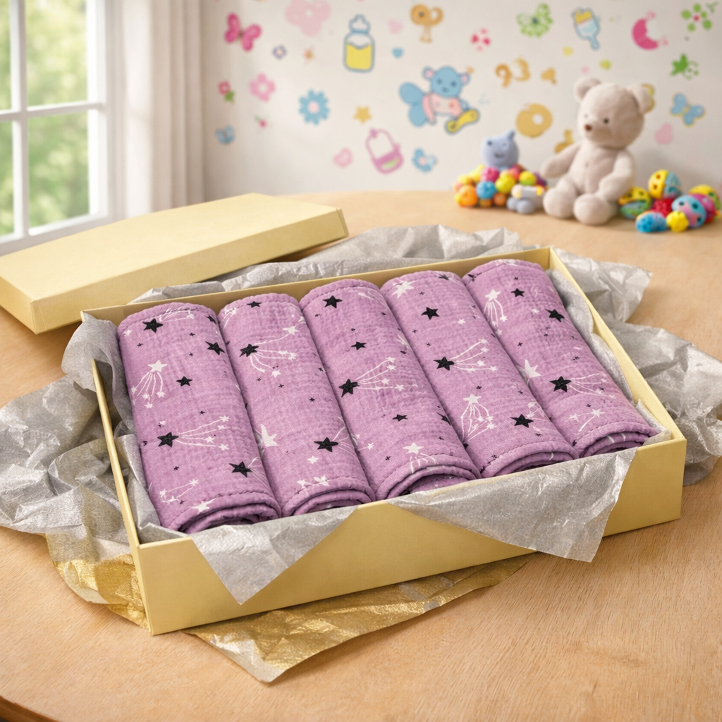 Burp Cloth - Organic Double Gauze