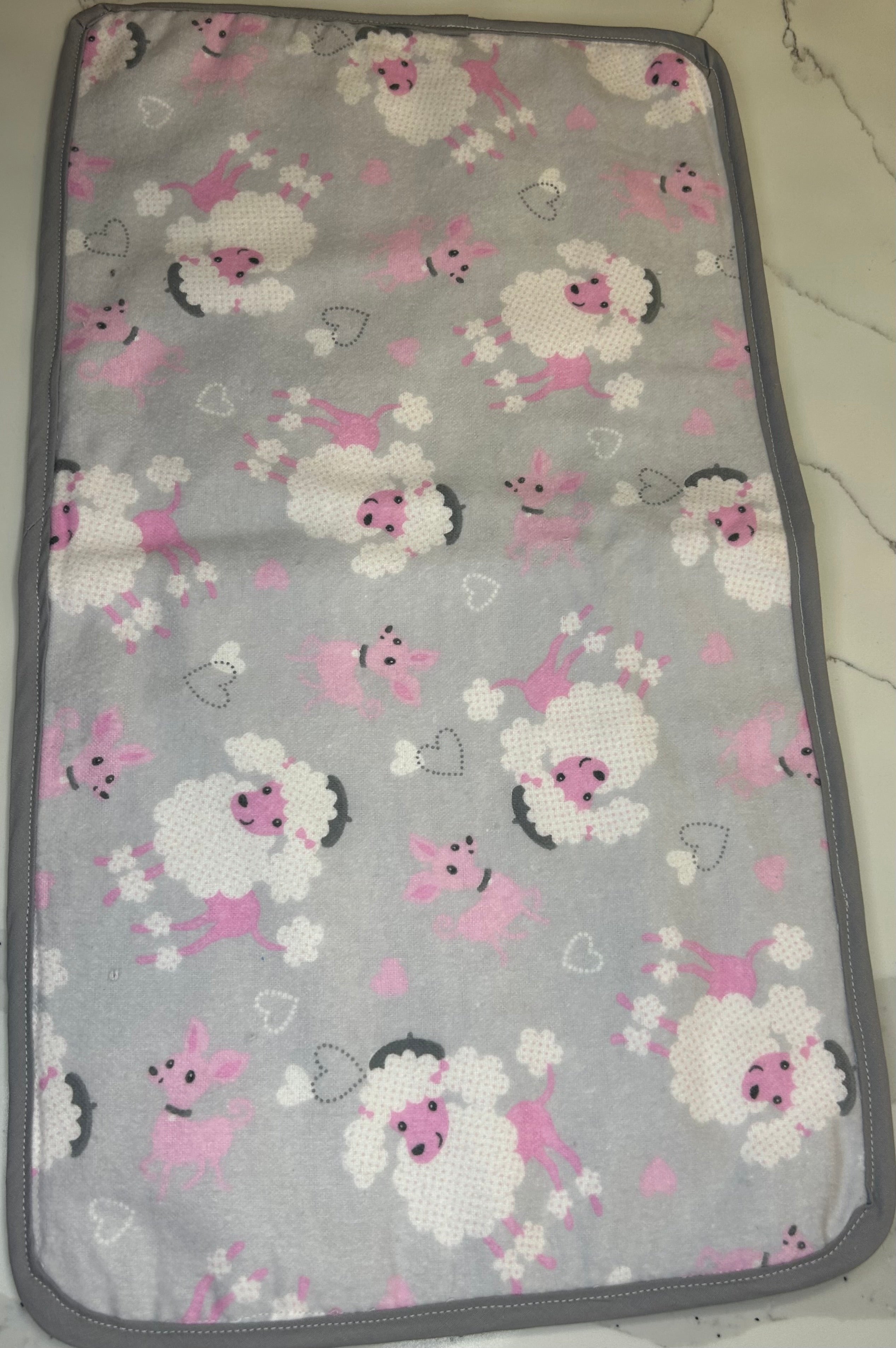 Baby Burp Cloth - Rectangular with Bias