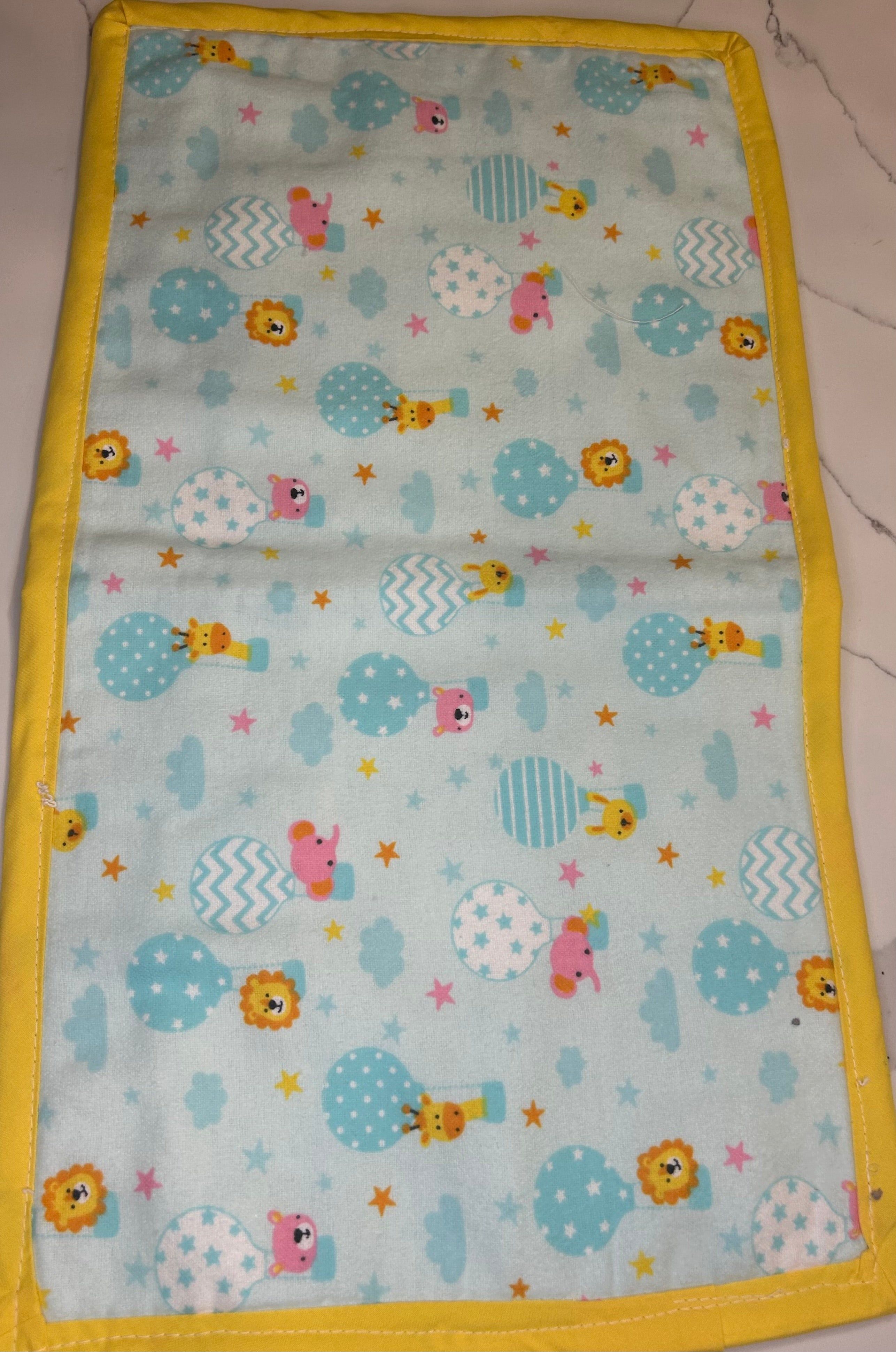 Baby Burp Cloth - Rectangular with Bias
