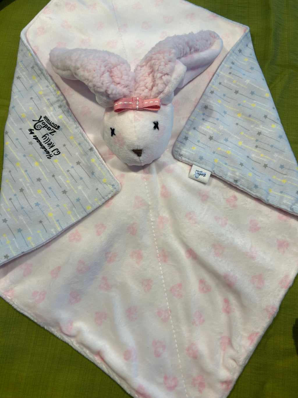 Bunny Lovey Comforter