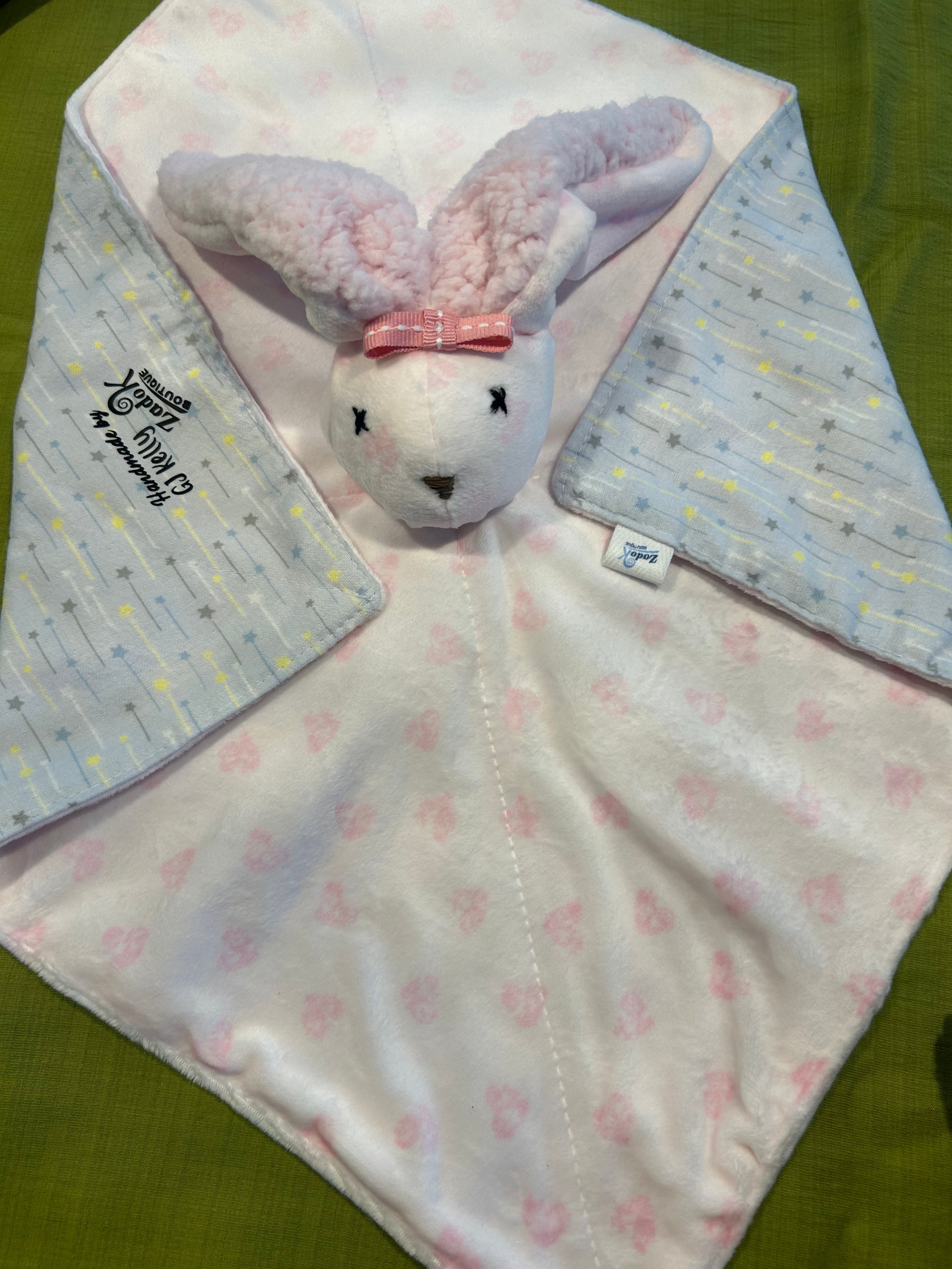 Bunny Lovey Comforter