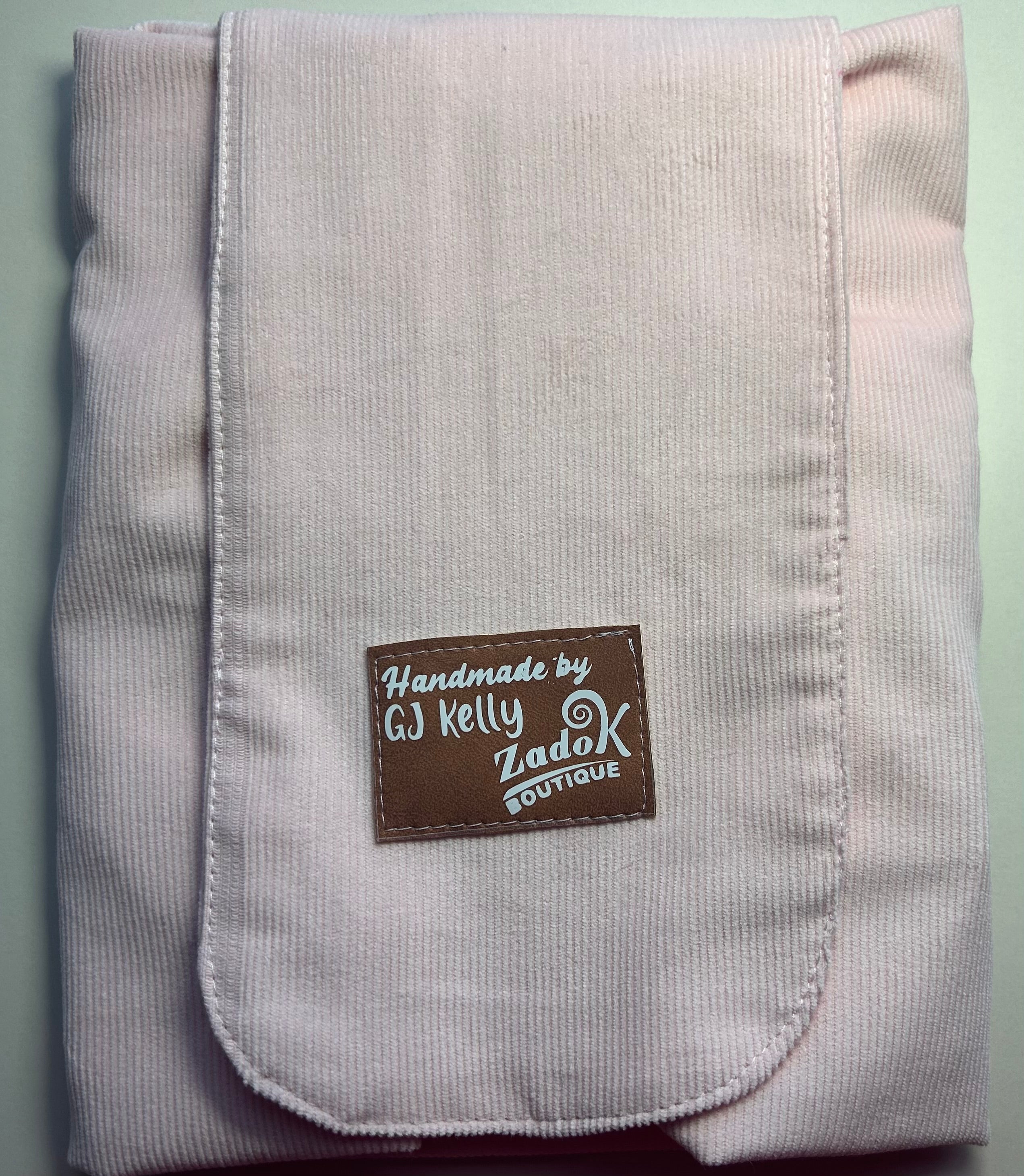 Drawstring Makeup Bag - Blush Corduroy