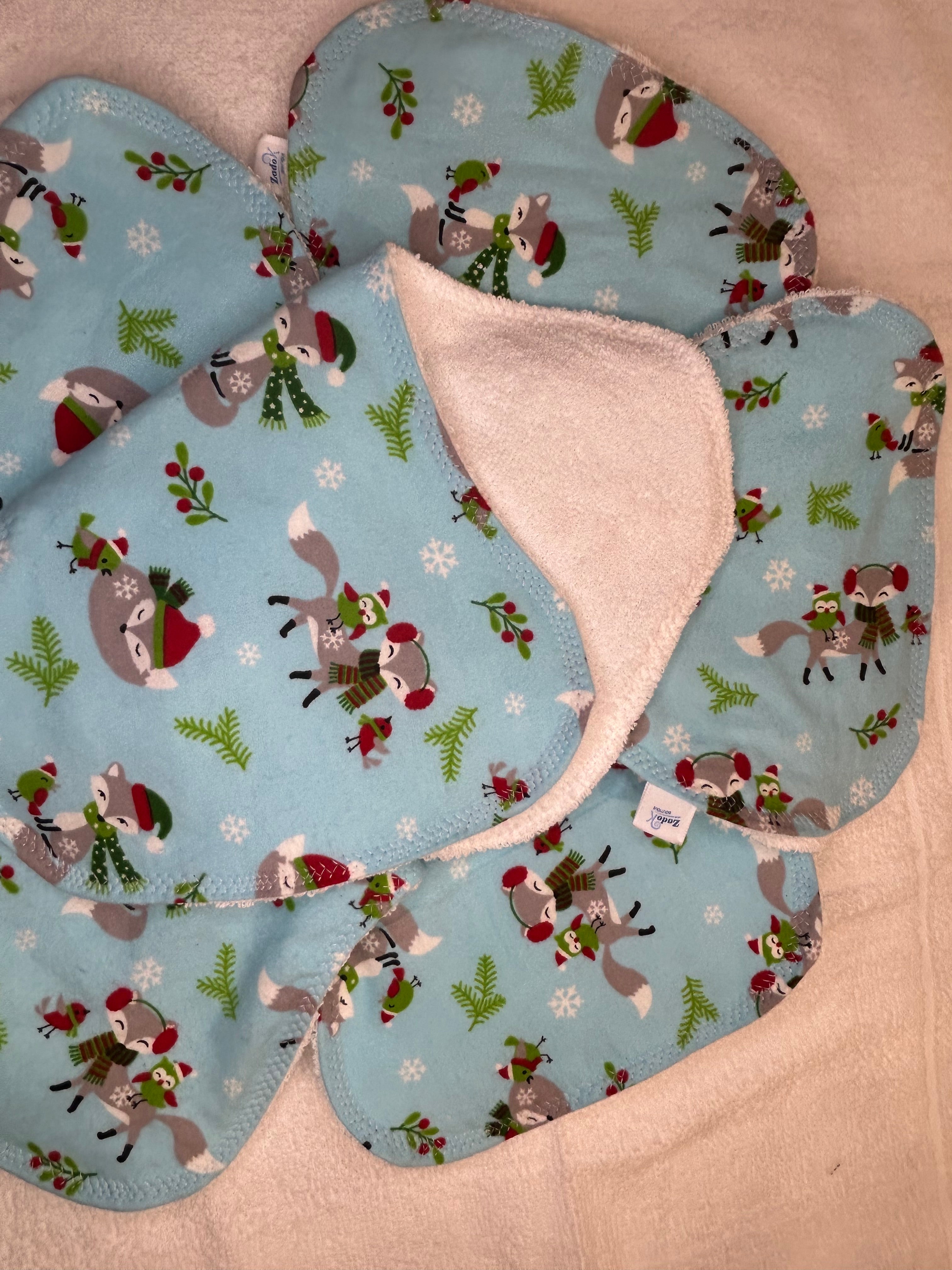 Contoured Baby Burp Cloth