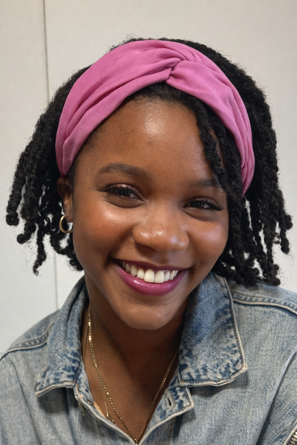 Knotted Headband-Candy Pink