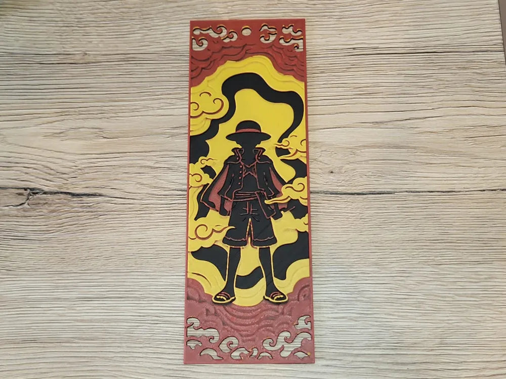 Bookmark: Luffy Silhouette One Piece