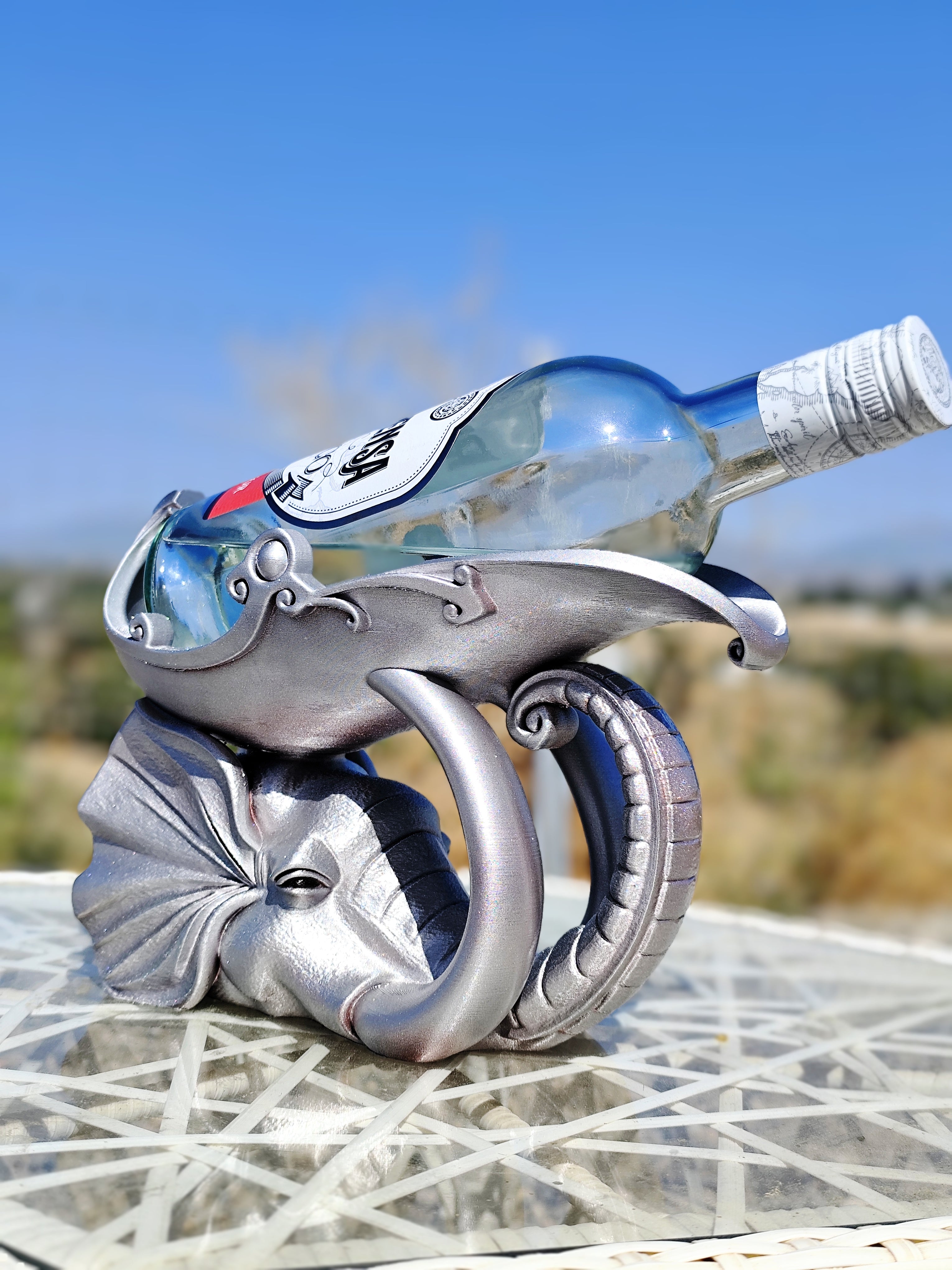 Majestic Elephant Bottle Holder