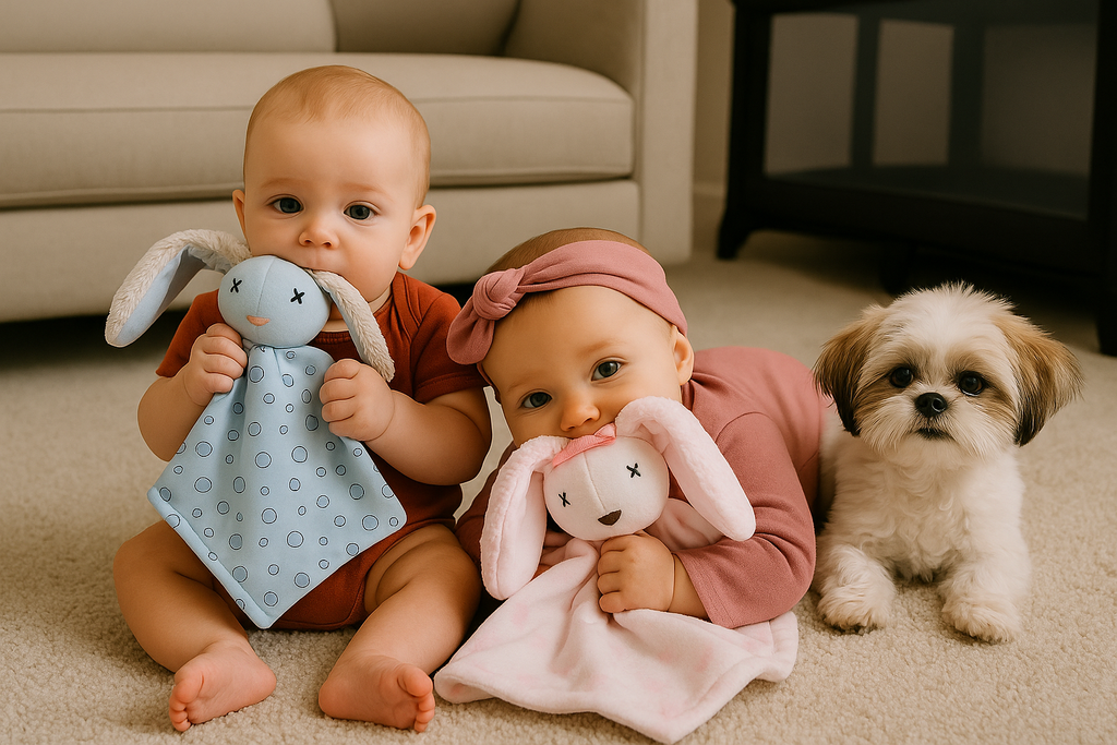 Bunny Lovey Comforter
