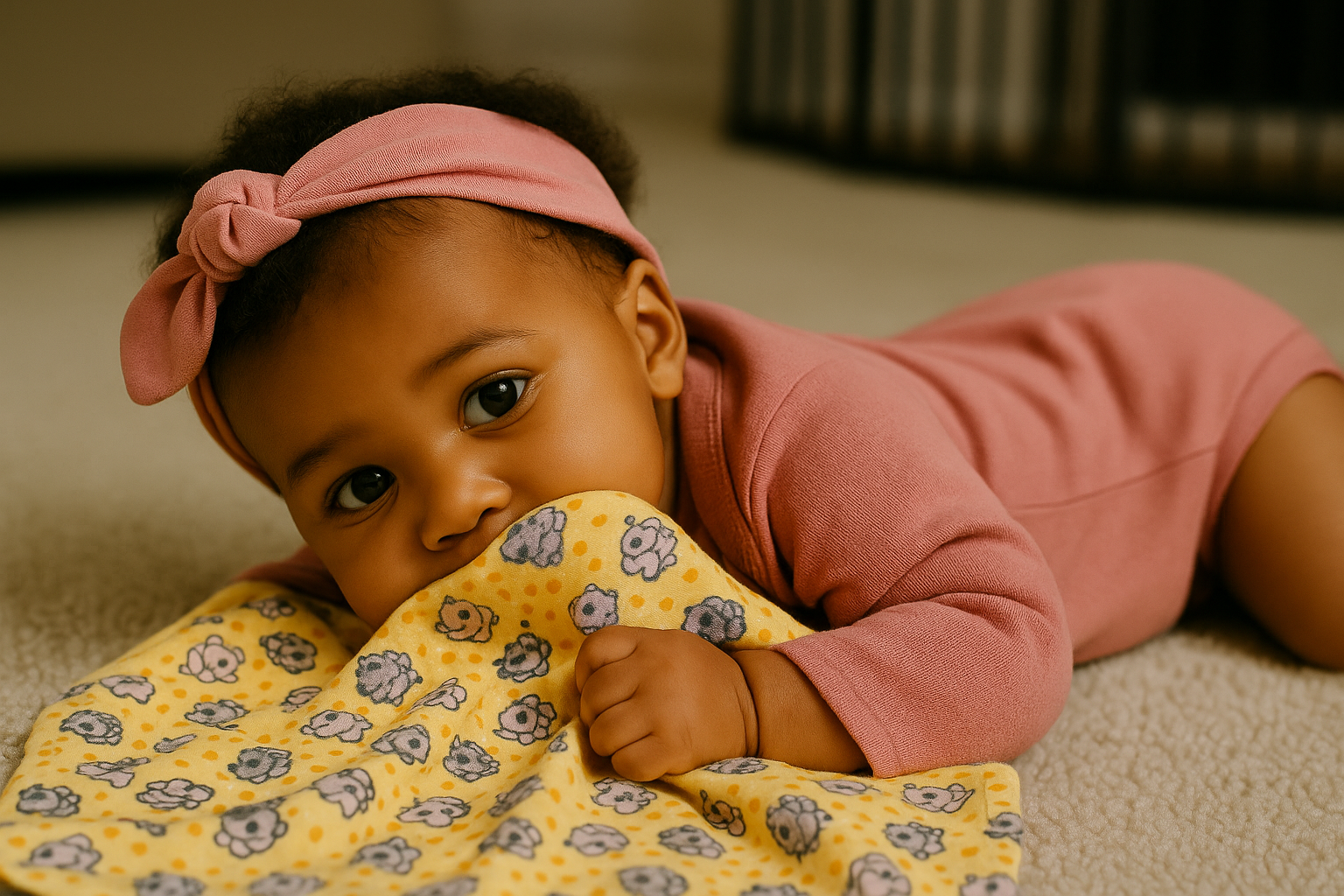 Lovey Comforter, Teddy Bear