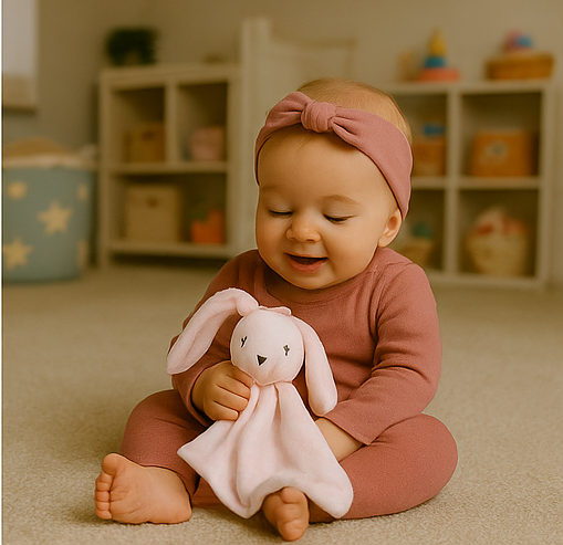 Bunny Lovey Comforter