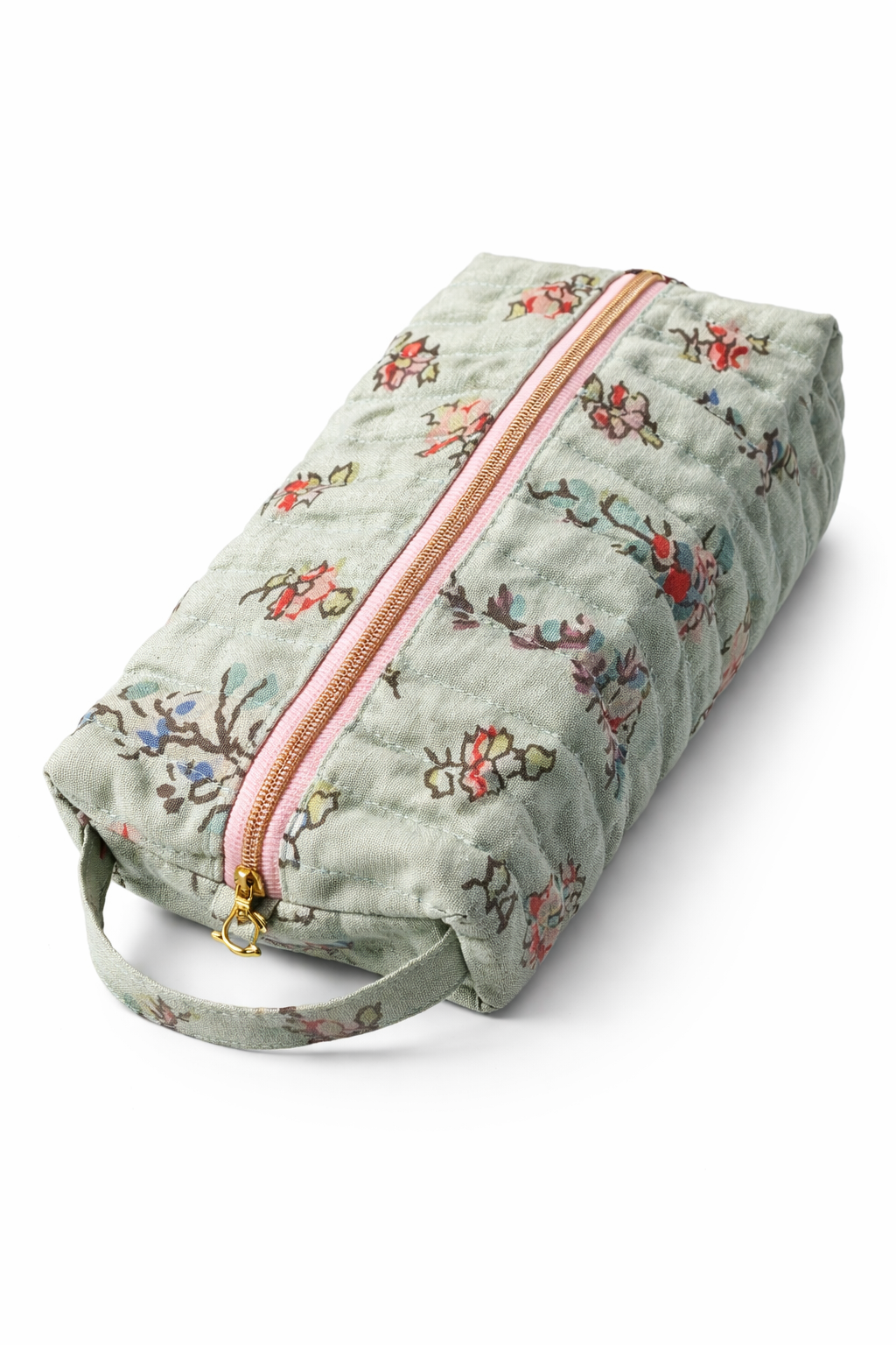 Boxy Makeup Bag - Anna French, UK - Hollyhock