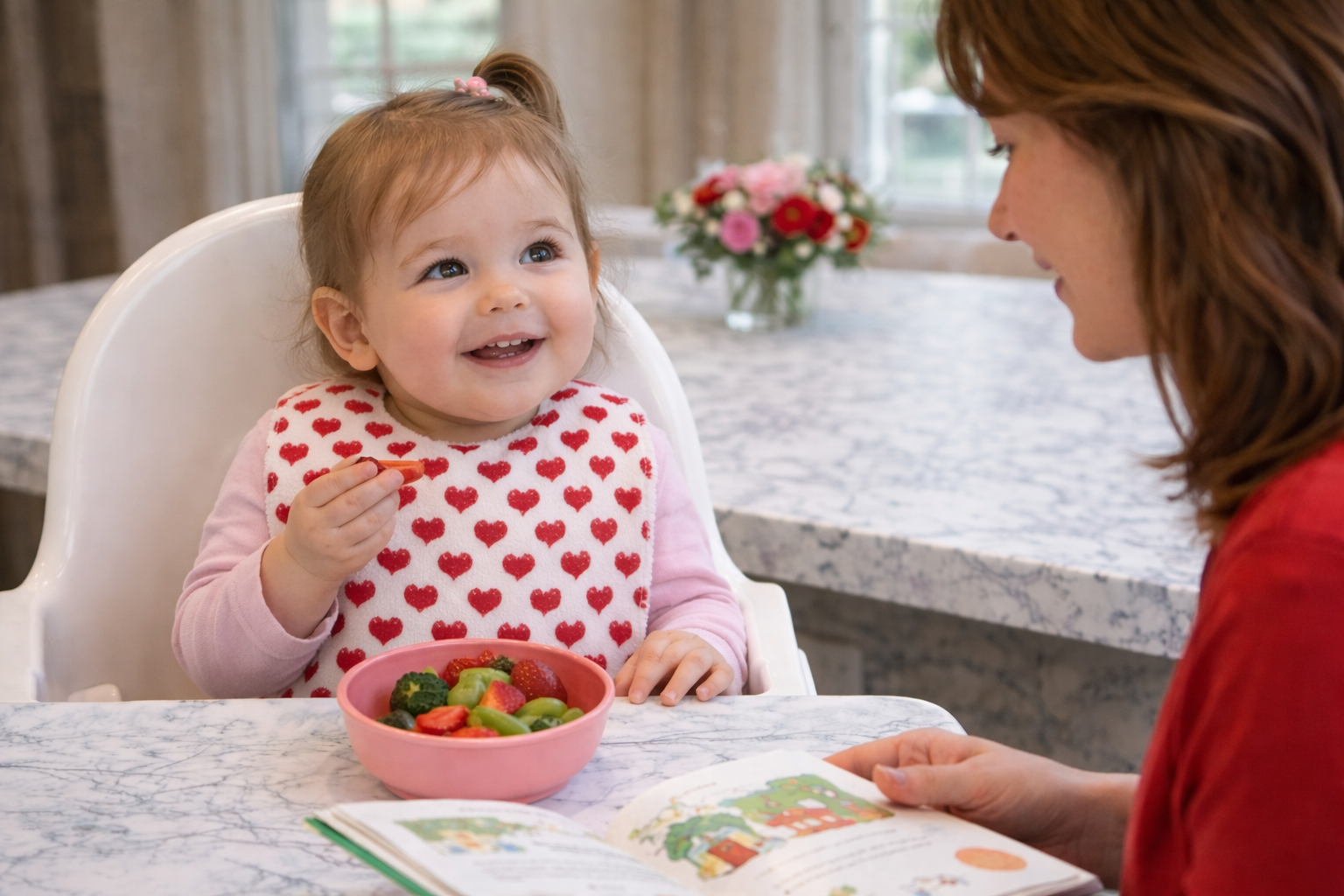 Valentines Baby Bib (0-3 Years)