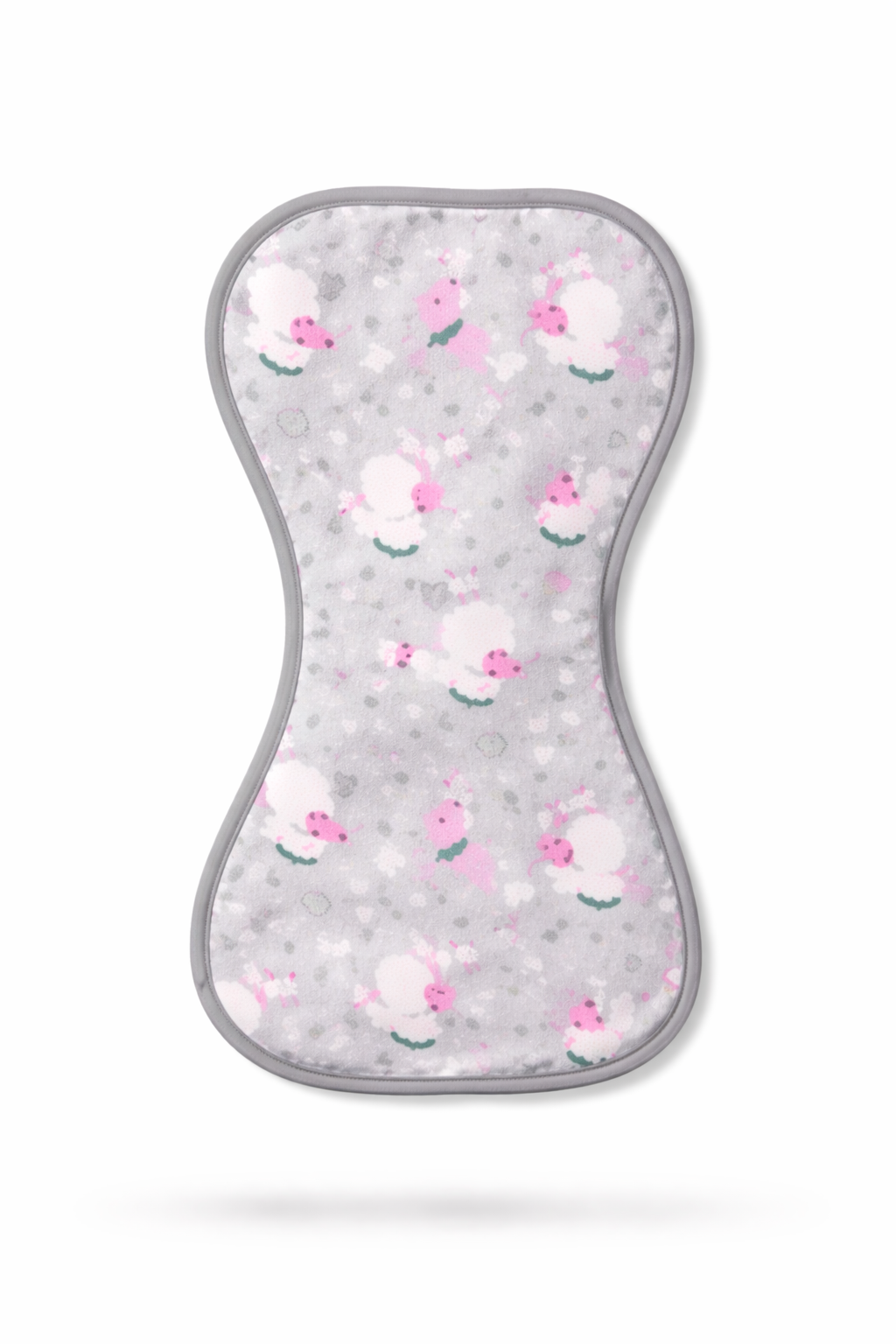 Baby Burp Cloth - Contoured with bias