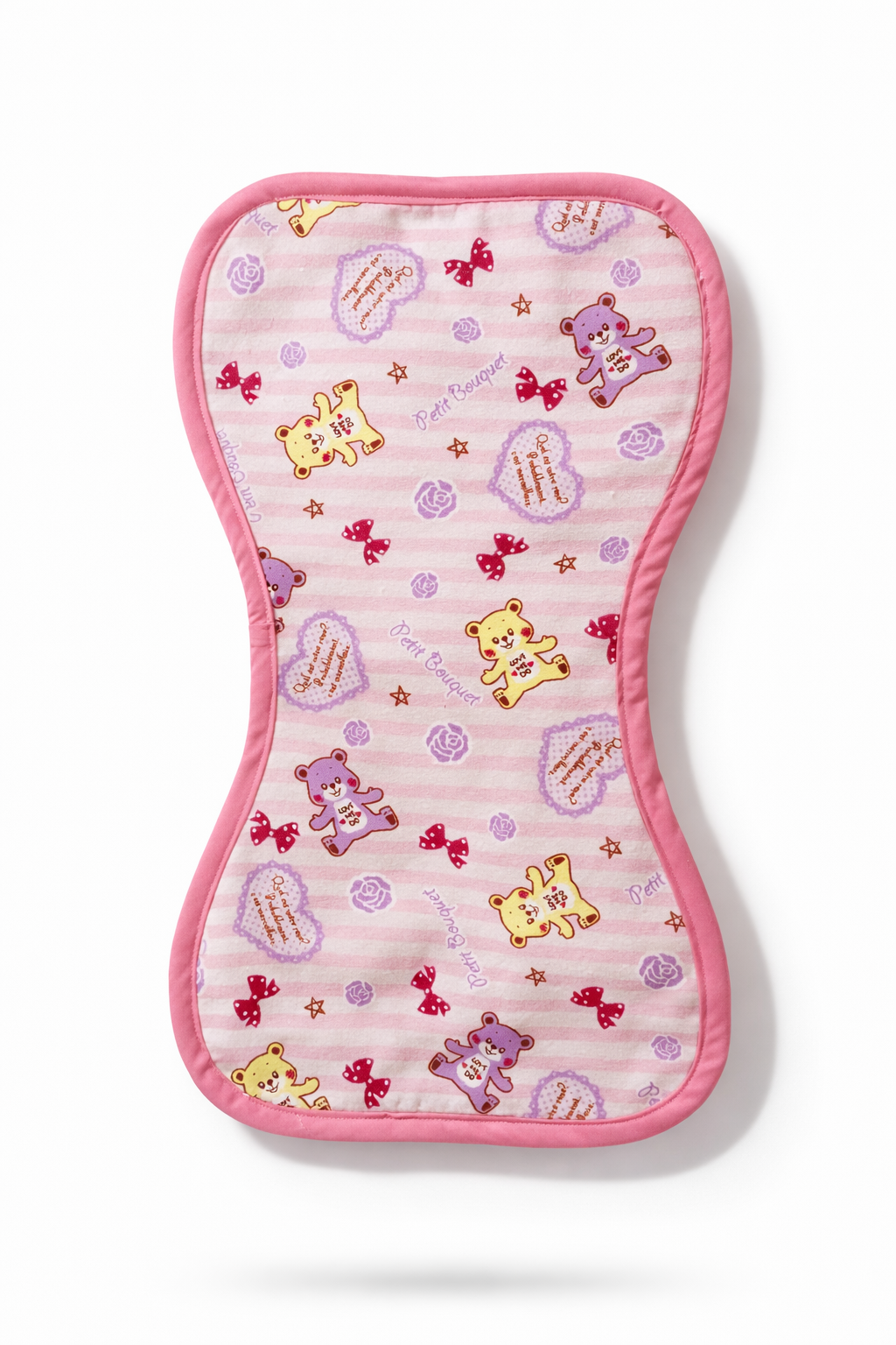 Baby Burp Cloth - Contoured with bias