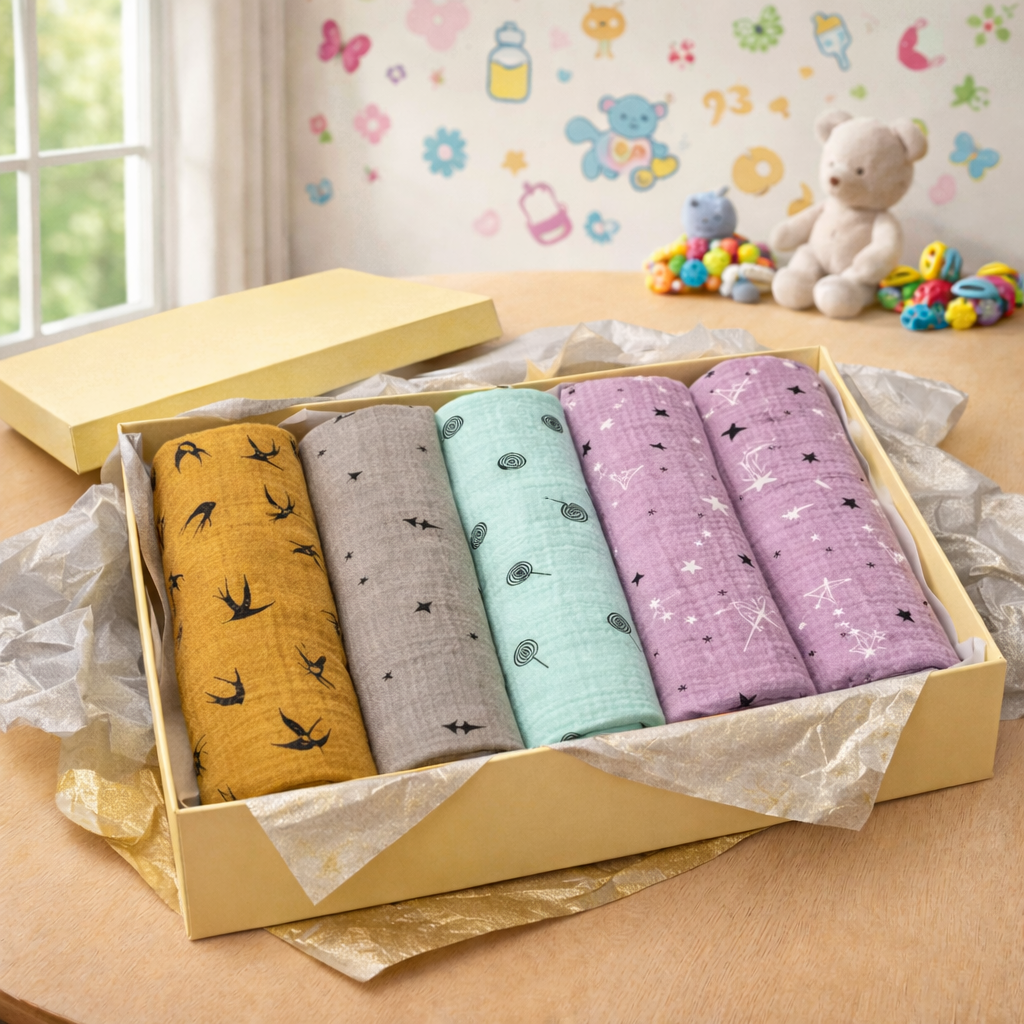 Burp Cloth - Organic Double Gauze