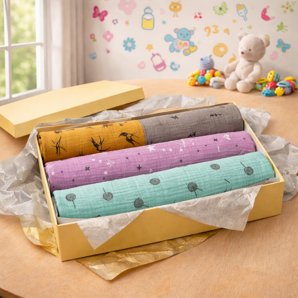 Burp Cloth - Organic Double Gauze