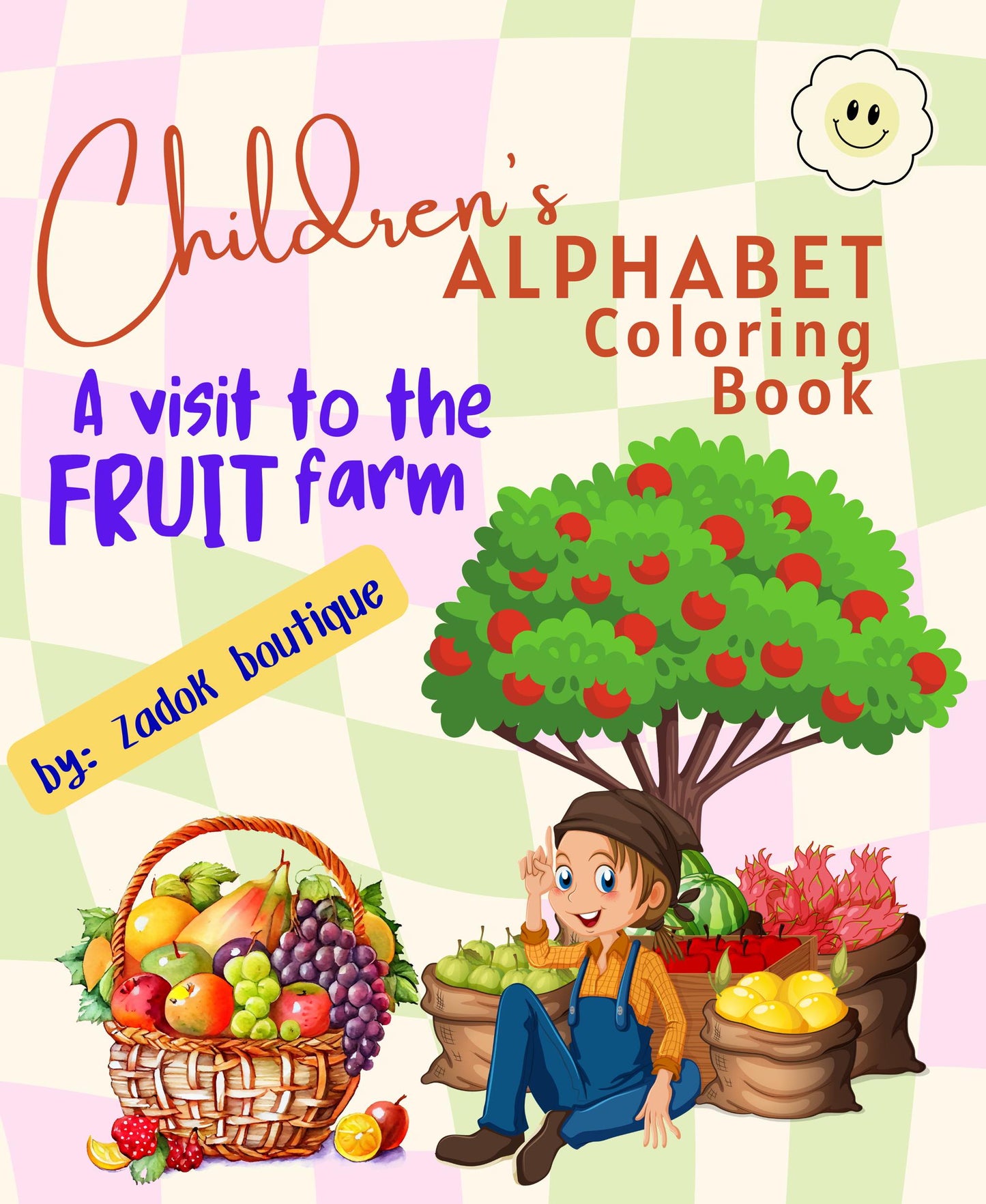 Fruit A-Z Coloring Pages for Kids: Homeschool & Preschool (PDF Download)