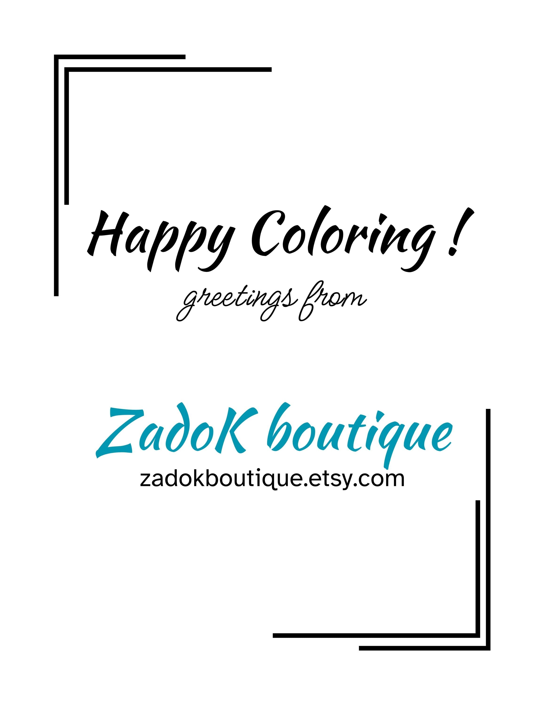 Animals A-Z Coloring Pages: Kids Alphabet, Homeschool (PDF Download)