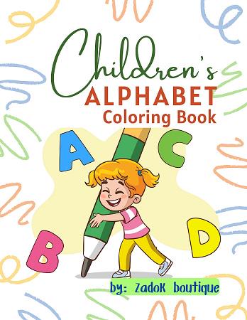 Alphabet Coloring Pages A-Z: Early Education (PDF Download)