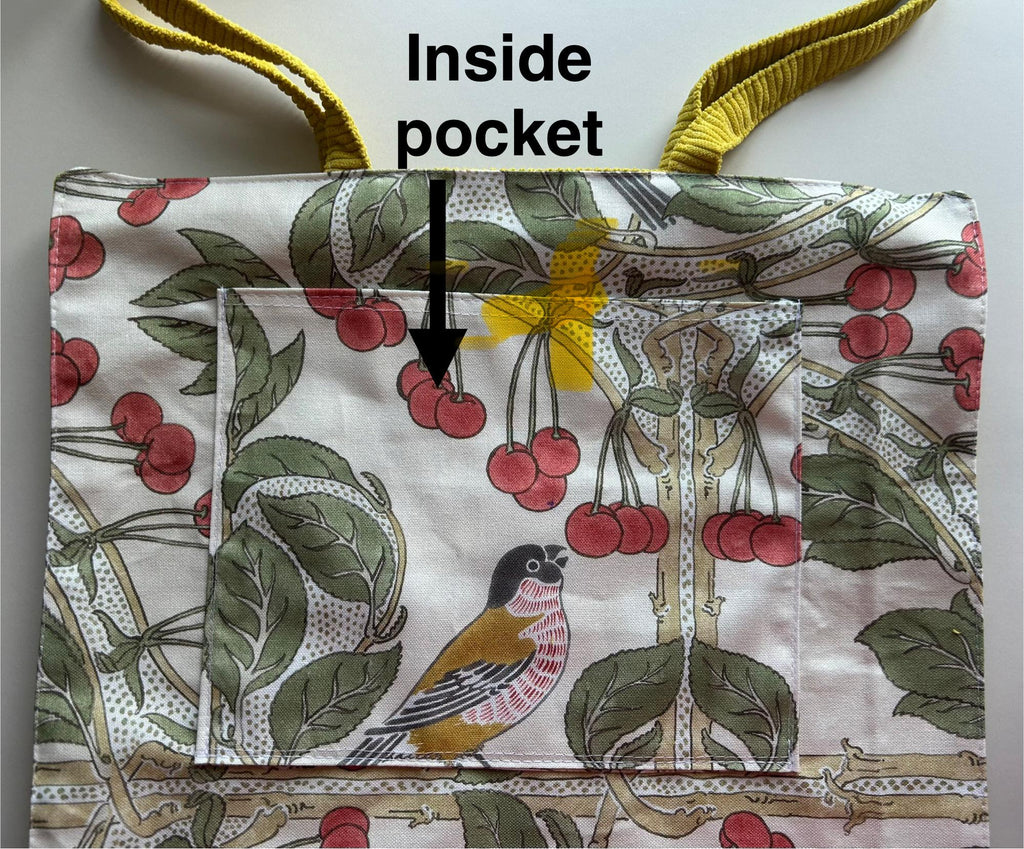 Corduroy Tote Bag: Medium