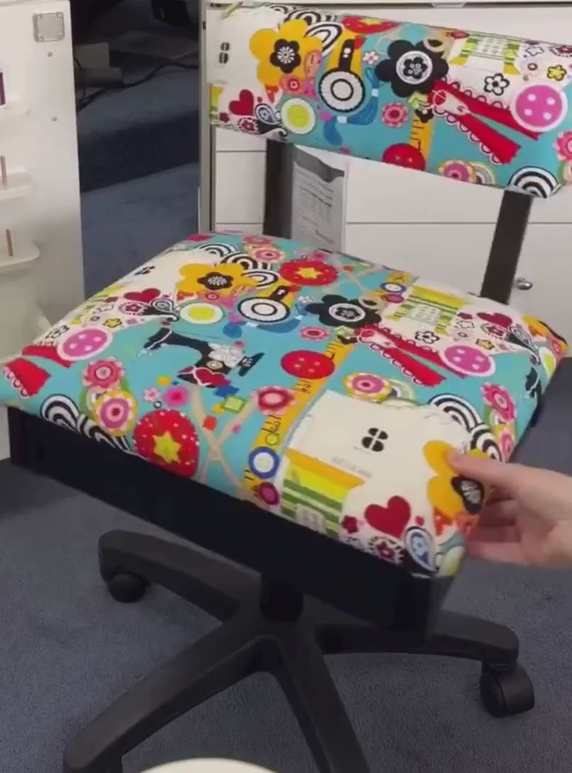 Arrow Hydraulic Height Adjustable Sewing | Office Chair - Sew Wow Sew Now